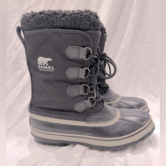 NWOT Sorel Men’s Caribou Winter Boots size 9.5 - Picture 5 of 9